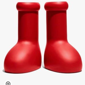 Big Red Astro Boots by Cleus